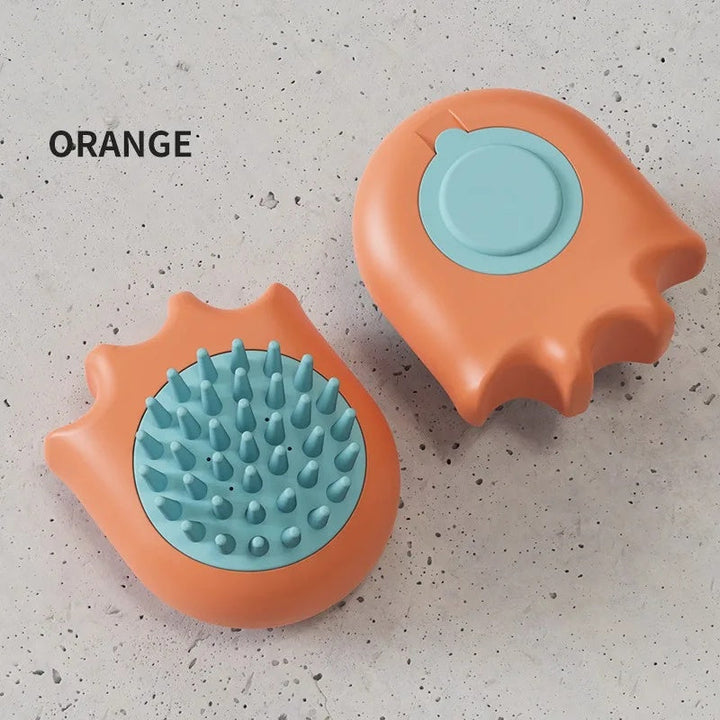 Transform Bath Time with the Pet Shampoo Dispenser Bath Massage Grooming Brush