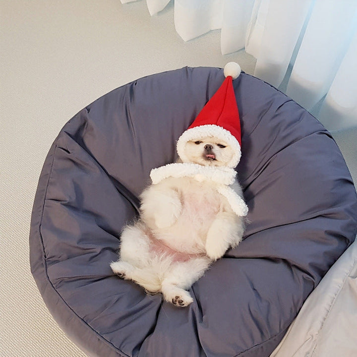 Pet Moisture Proof Dust Cover Round Bed: The Perfect Retreat for Your Furry Friend